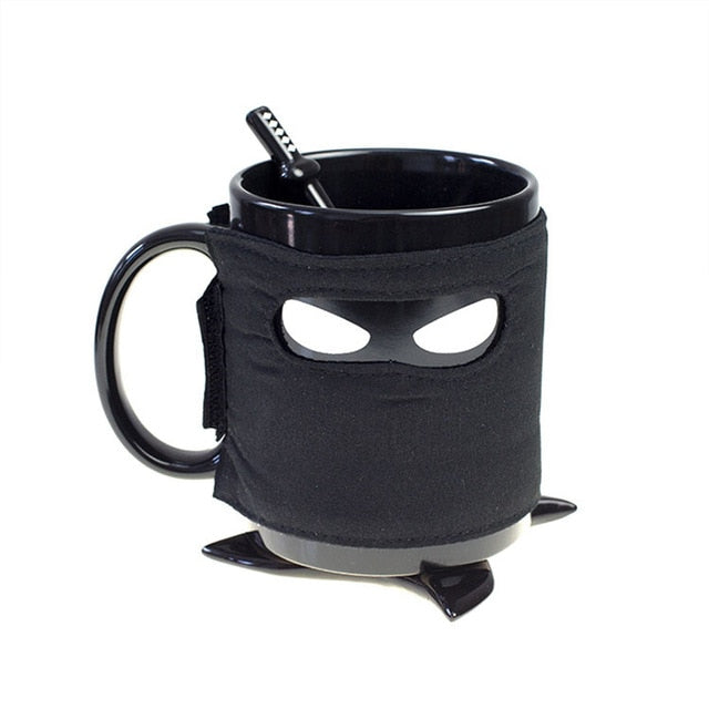 Ninja Mug With Spoon Sword