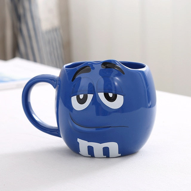 Gift Grocery M&M'S Mug (Blue) & M&Ms Crispy Singles 34g